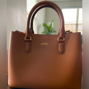 NWT Ralph Lauren Seasonless Tan Crossbody